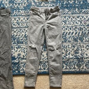 Gray Distressed Kid’s Jeans